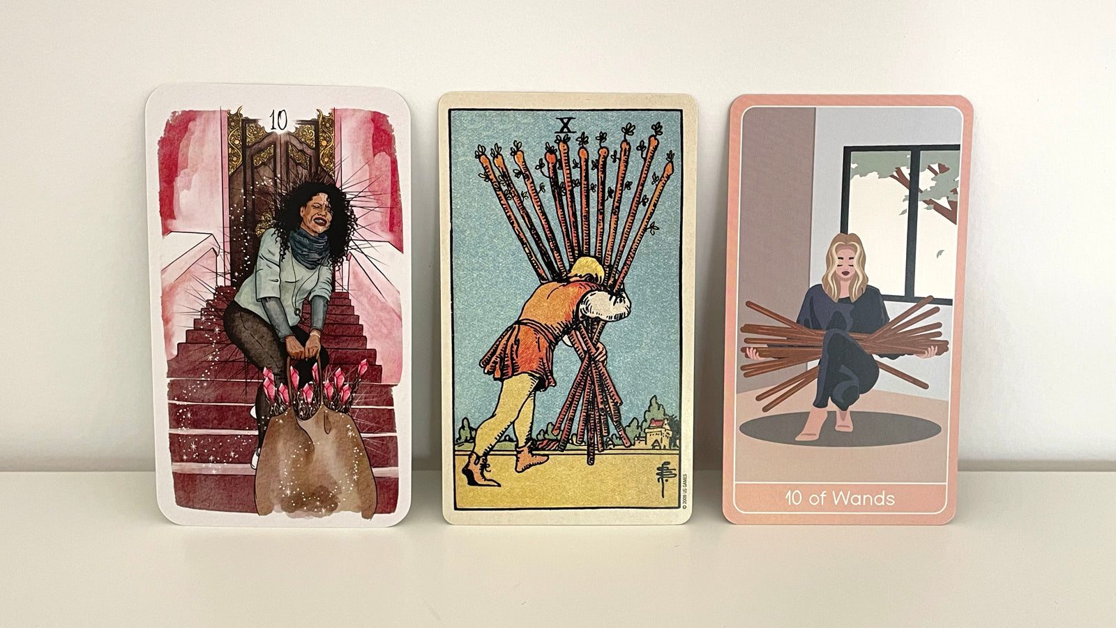 10 of Wands: Share the burden