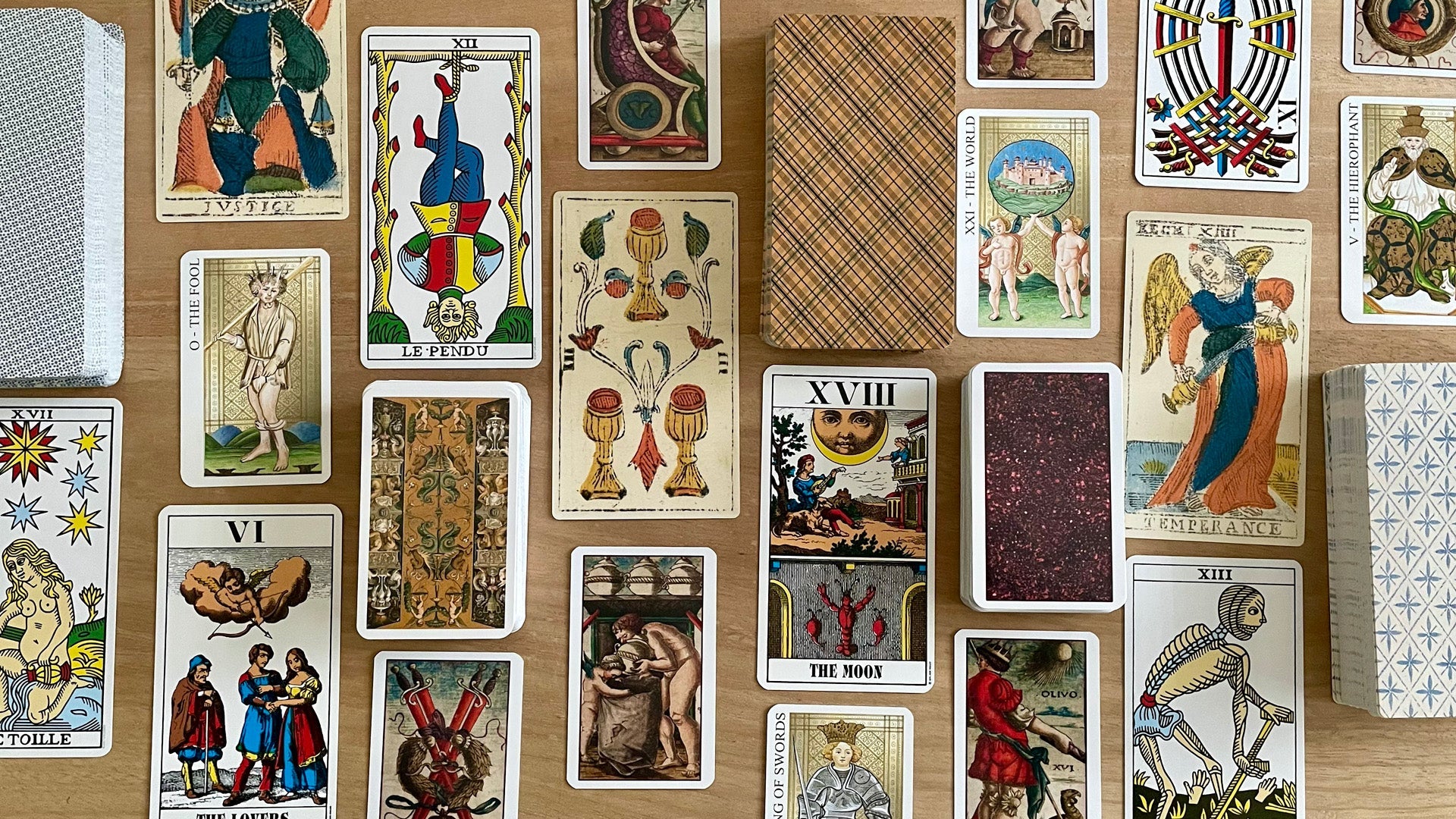 Historic Tarot cards