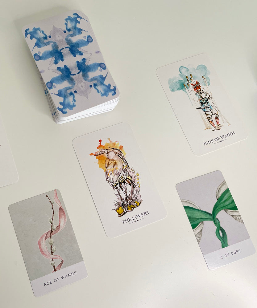 Minimalistic Tarot cards