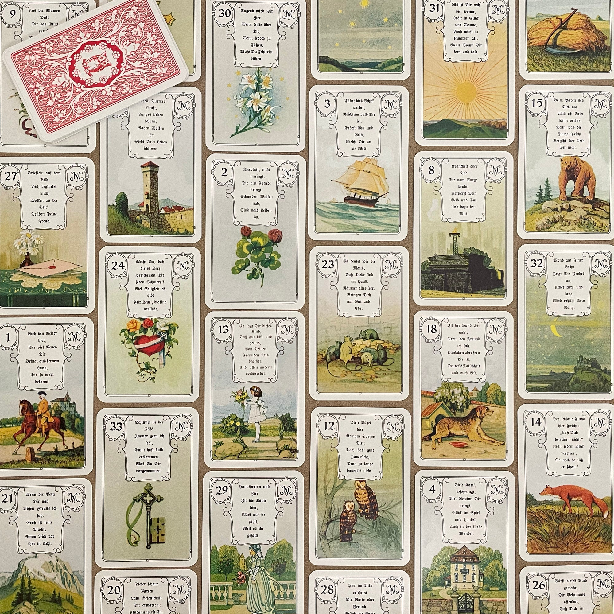 Lenormand Rote Eule