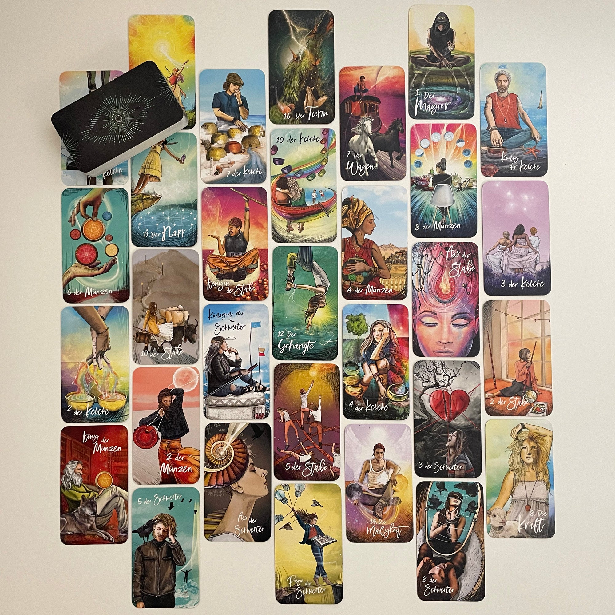 Licht und Schatten Tasche-Tarot