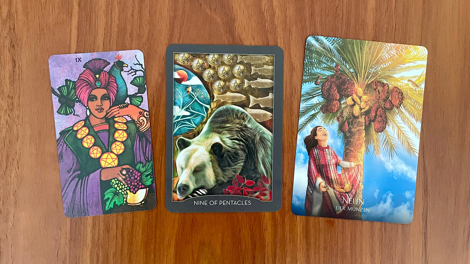 9 of Pentacles: Enjoy the fruits of your labour