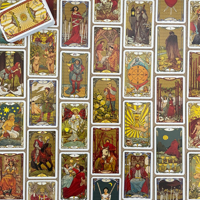 Golden Art Nouveau Tarot Mini