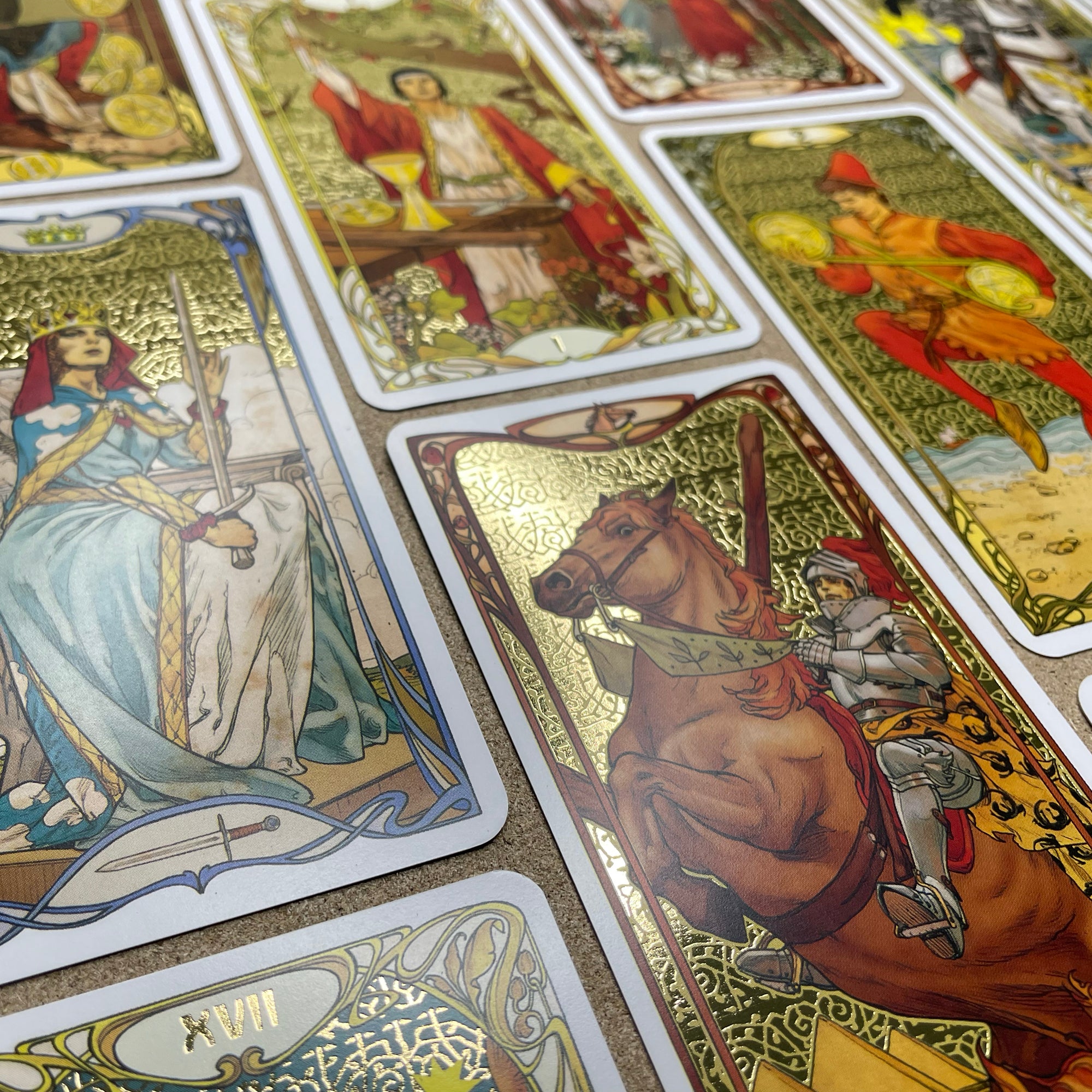 Golden Art Nouveau Tarot