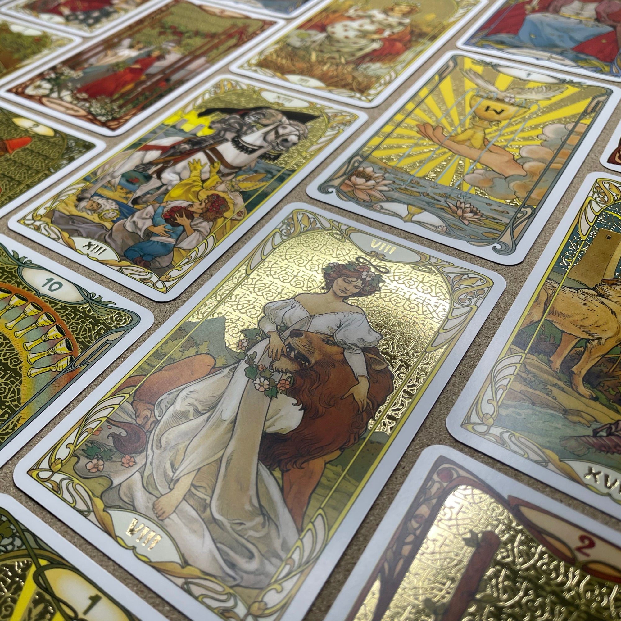 Golden Art Nouveau Tarot