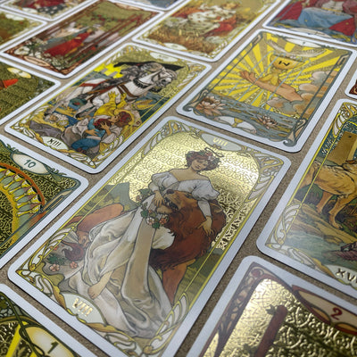 Golden Art Nouveau Tarot