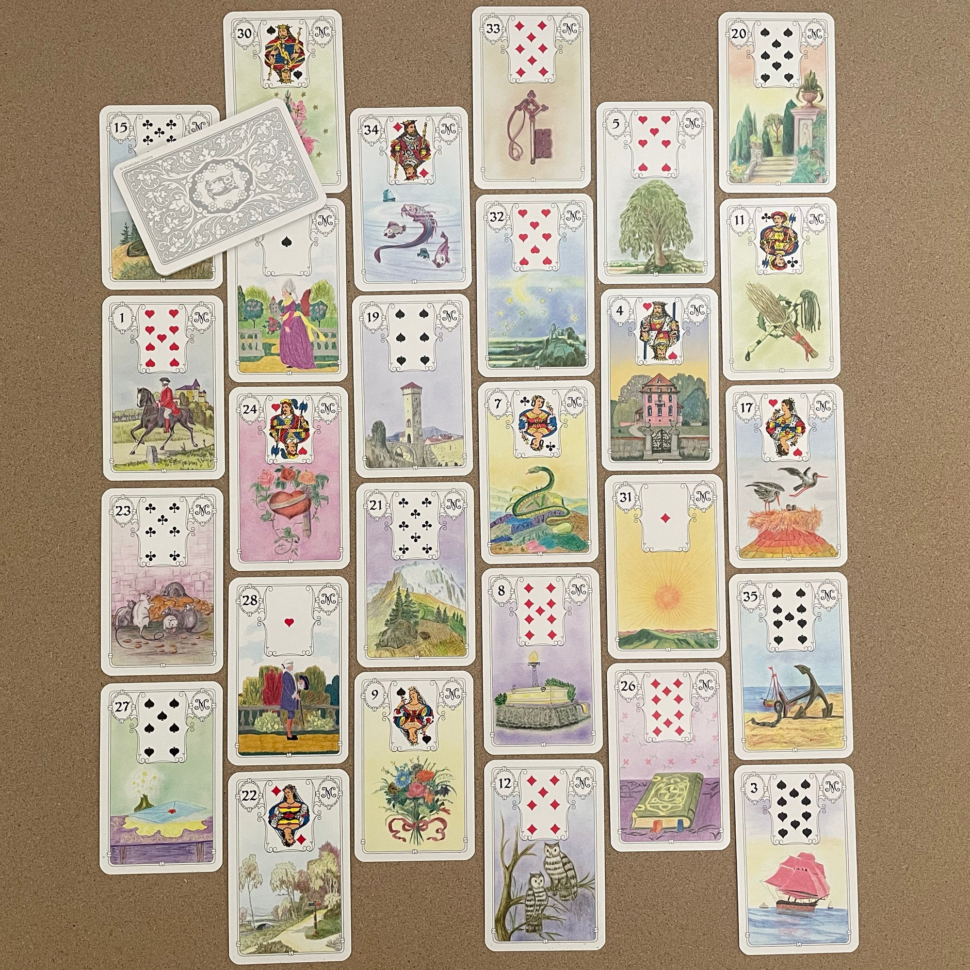Lenormand Weiße Eule