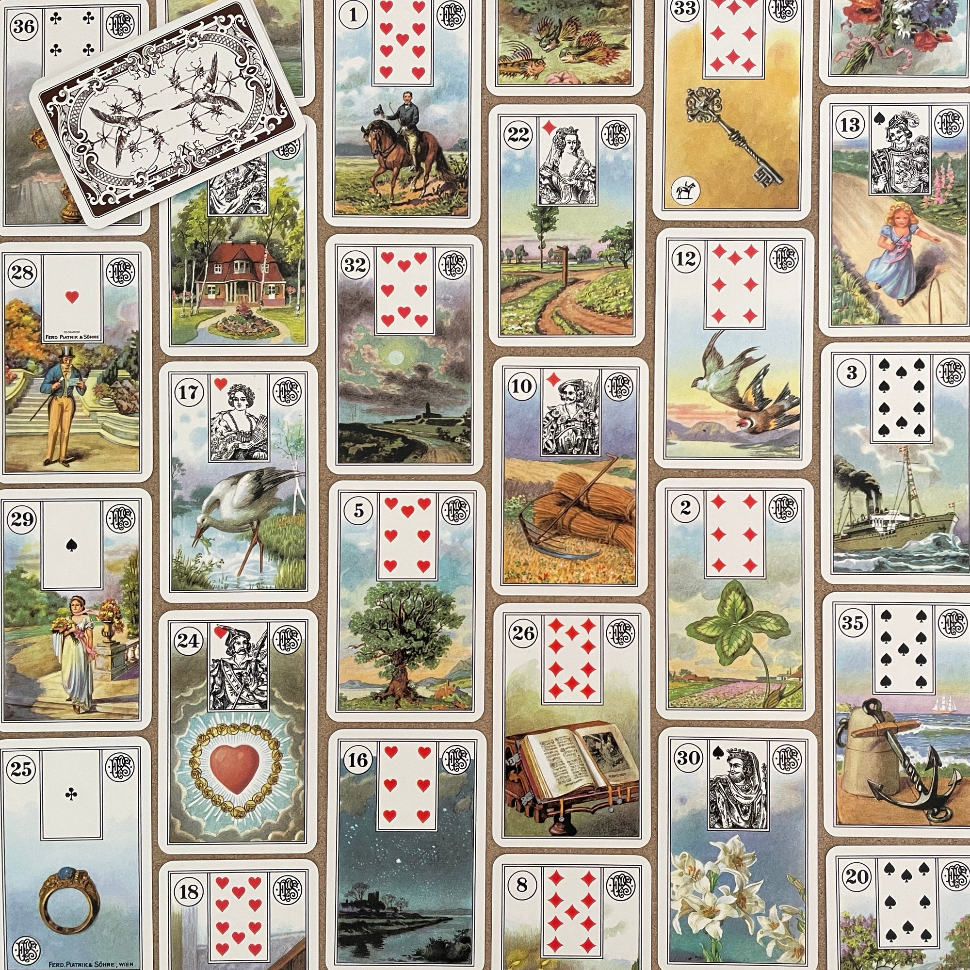 Mlle Lenormand Cartomancy Deck